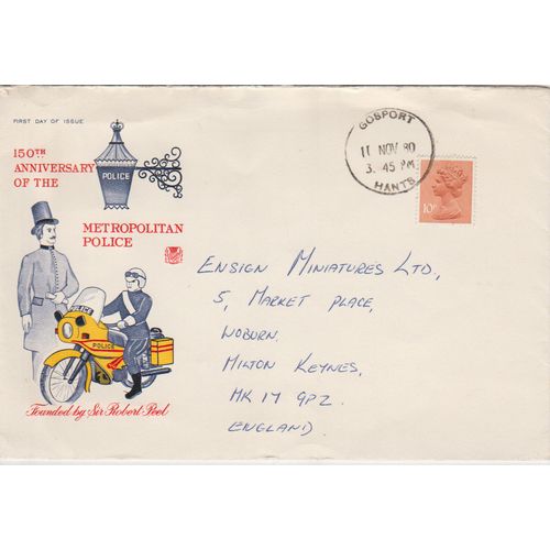GB 1980 150th anniversary of Metropolitan Police Special Cover see others