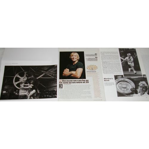 MARTINA NAVRATILOVA Clippings
