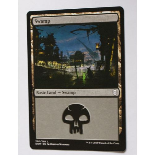 Magic the Gathering MTG CCG: Dominaria - # 260 Swamp (A) 2018 WotC