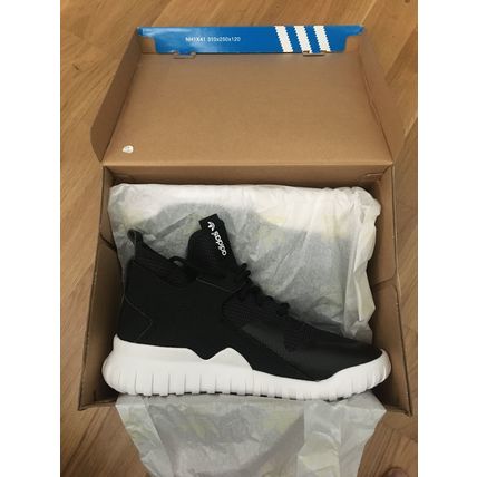 ADIDAS TUBULAR X BLK/WHI UK9