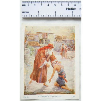 Vintage: Scholar's Lesson Picture Story No. 9 A Father's Forgiveness