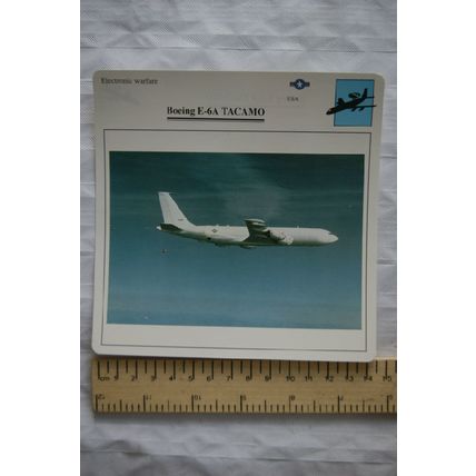 Boeing E-6A Tacamo - USA - Electronic Warfare - Collectors Club Card