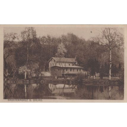 Bruchermuhle Ohligs Old German Postcard