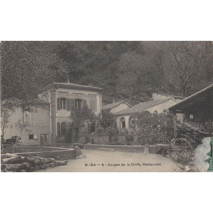 Blida Restaurant Italy Antique Postcard
