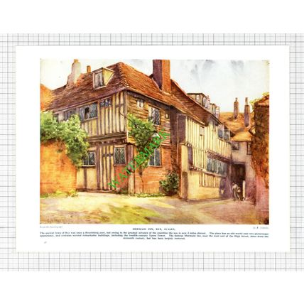 Mermaid Inn Rye Sussex G F Nicholls - 1920's Print