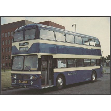 Delaine Leyland Atlantean at Cannock, Staffordshire - After the Battle Postcard