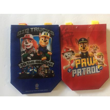 NEW Paw Patrol 8'' x 7'' Bags (4 Total)