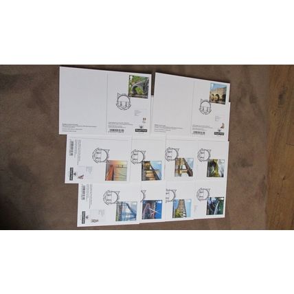 2015 GB PHQ FDC Cover Postcards - Bridges