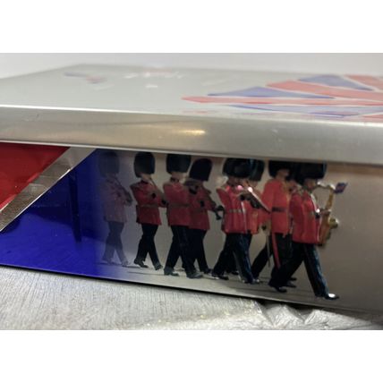 London England Churchill EMPTY Collectible Tin Storage Container Decor {}