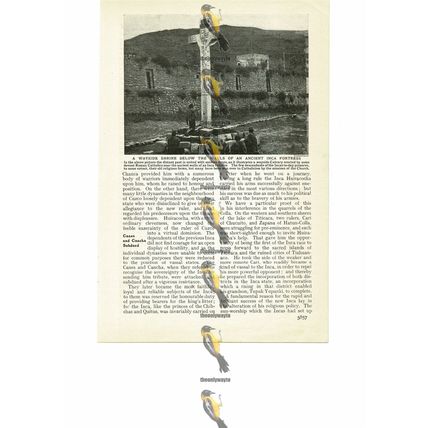 Wayside Catholic Shrine & Inca Fortress, Book Illustration (Print), 1909