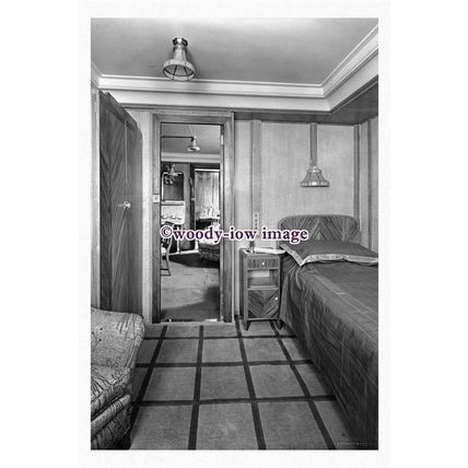 pu0865 - Canadian Pacific Liner - Empress of Britain - interior print 6x4