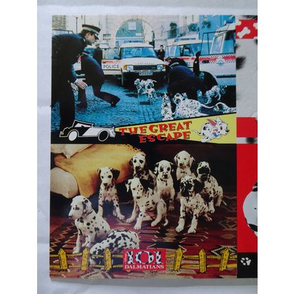 101 Dalmatians - Disney - Uncut Promo Trading Card Sheet 1996 Fleer/Skybox