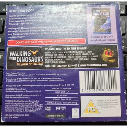 Walking With Dinosaurs DVD Promo The Sun Episode 1 New Blood