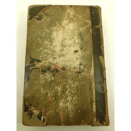 Antique Leather Book Walter Scott Waverley Woodstock 1832 Vol 1 Waverley XL