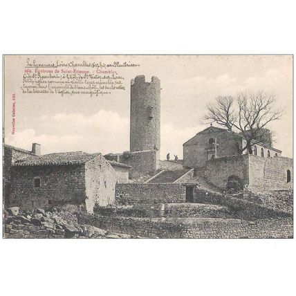 42 - Saint-Just-sur-Loire - La Tour et l'Eglise de Chamble
