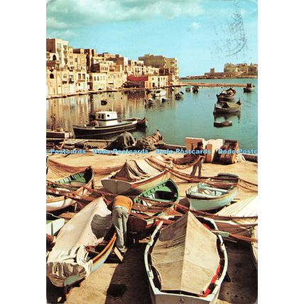 D099024 Malta. St. Julians Bay. Perfecta Advertising. 1986
