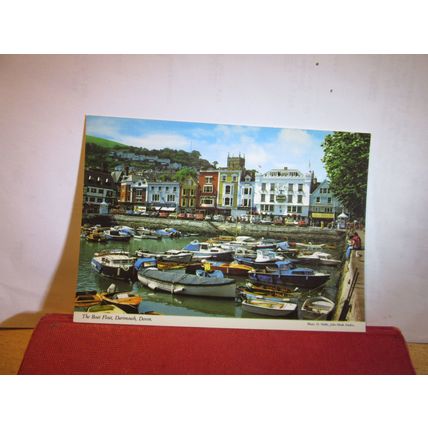THE BOAT FLOAT, DARTMOUTH, DEVON unused postcard John Hinde c.1984 =