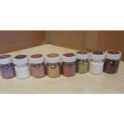8 x 20ml Pots of Hunkydory Diamond Sparkle Glitter - NEW
