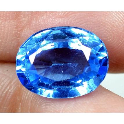 8.30 Ct Natural Brazilian Blue Aquamarine Oval Loose Gemstone