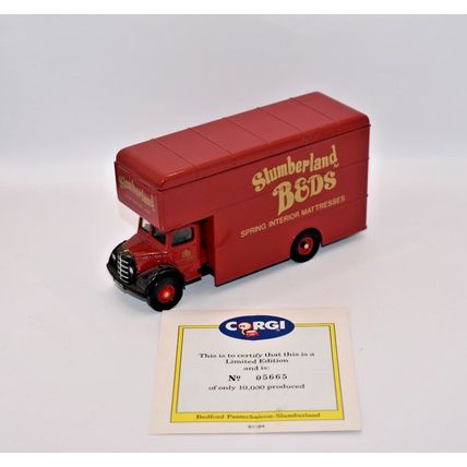 CORGI COMMERCIALS 97085 BEDFORD PANTECHNICON SLUMBERLAND LIMITED EDITION