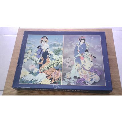 FLOWERS OF THE ORIENT Jigsaw Puzzles (2 x 1000 Pieces) Express Gifts Ltd (2008)