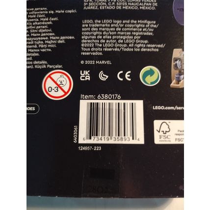 LEGO Marvel Blister Pack Lot. Infinity Saga/Avengers. (40418/40525) New. RETIRED