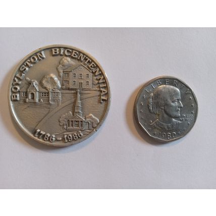 1786-1986 boylston bicentennial Medal