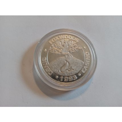 1993 Foxwoods American Elks Wildlife Series Bingo Token .65oz .999 Fine Silver