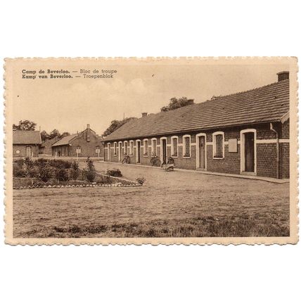 NICE PRINTED POSTCARD OF BEVERLOO MILITARY CAMP LEOPOLDSBURGH BELGIUM (4273)