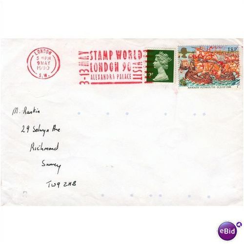 GB Cover 1990 - Stamp World cancel