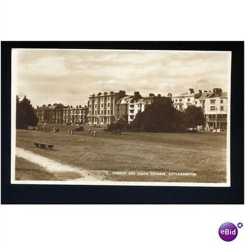 Sussex LITTLEHAMPTON Common & South Terrace Postcard by Romney