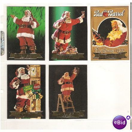 COCA - COLA III ' SANTA FOIL SET' (1994)