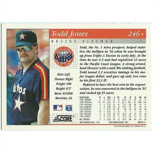 1994 Score - #246 - Todd Jones