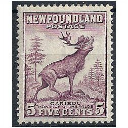 Newfoundland 1932 SG225 5c Violet Mounted Mint...