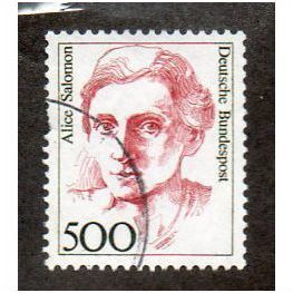 GER 1986 500pf 'FAMOUS WOMEN -ALICE SOLOMON' FINE USED (EBID30-099)