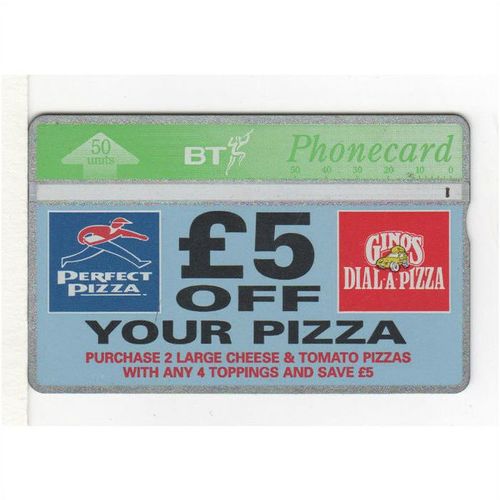 PHONE CARD - BT - PERFECT PIZZA - 50 UNITS