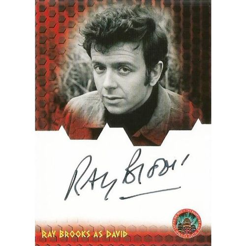 Doctor Who Daleks Invasion Earth 2150AD Auto Card DWRB Ray Brooks as David