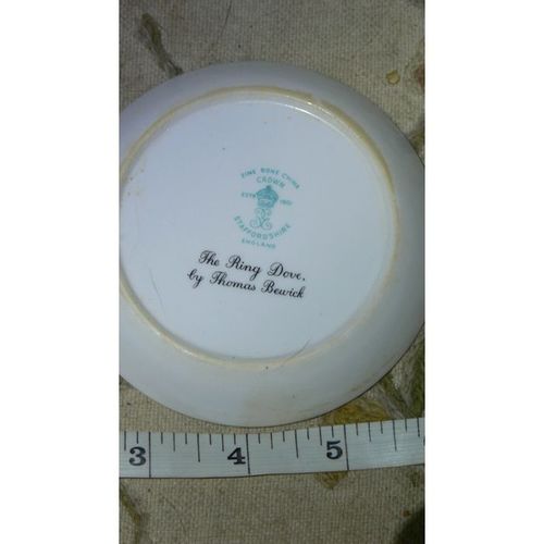 Thomas Berwick Crown Staffordshire Pin Dish The Ring Dove