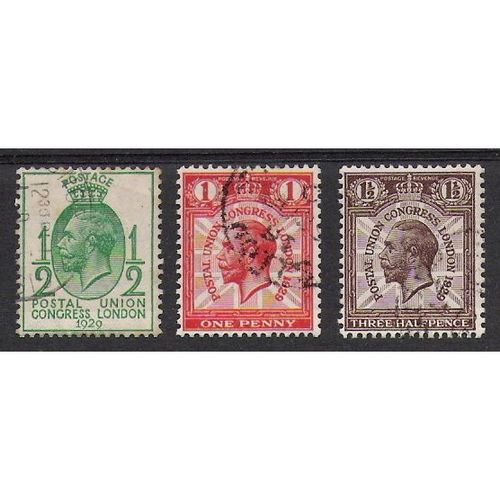 SG NCom5a/7a: Postal Union Congress, watermark inverted.