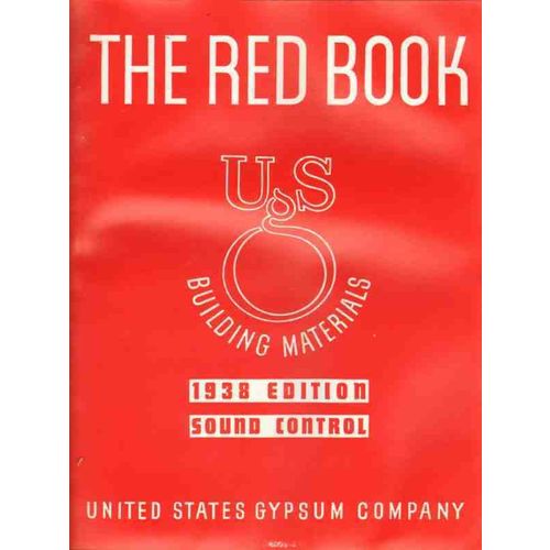 united states gypsum company 1938 red sound control vintage catalog