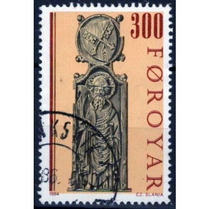 ZAYIX Faroe Islands 103 Used St. Jacob Saints Religion Carvings 051023S67M