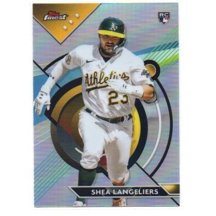 TOPPS FINEST SHEA LANGELIERS ROOKIE REFRACTOR