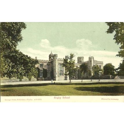 Warwickshire RUGBY School Postcard (George Over 42465)