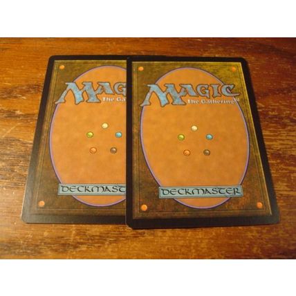 Magic The Gathering, MTG, 2-Cards, 1993-2009, ex/nm, BLOOD TRIBUTE, 81/249