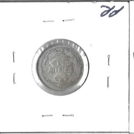1890 Us Seated Liberty Dime Fine