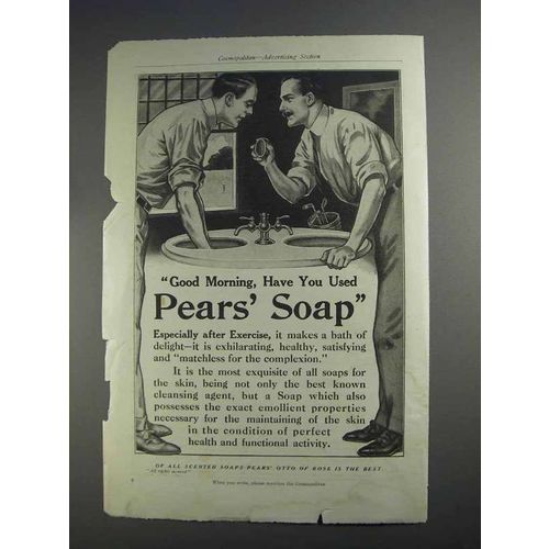 1912 Pear's Soap Ad - Good Morning, Have You Used