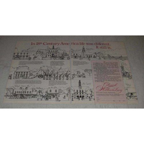 1983 Colonial Williamsburg, VA Ad - Life Was Different