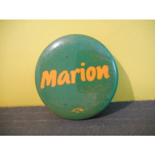 Campaign Button Pinback Canada Election Political,Marion
