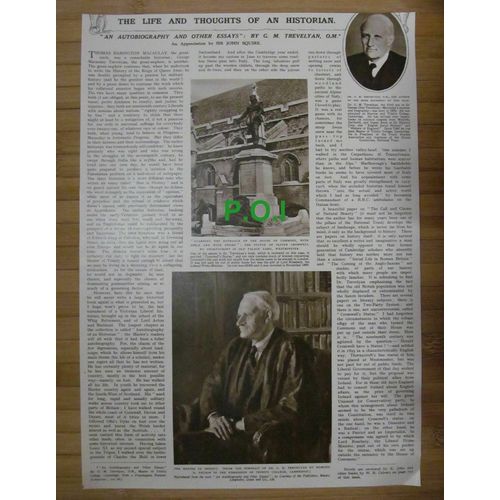 (X166) George Macauley Trevalyan Historian - 1949 Clip