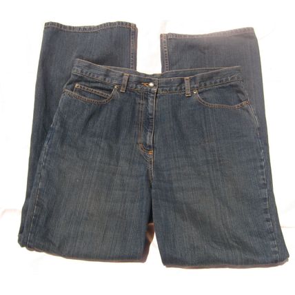 Womens Will Smith Jeans 14 36 Waist Blue Jeans Denim Dark Wash Straight